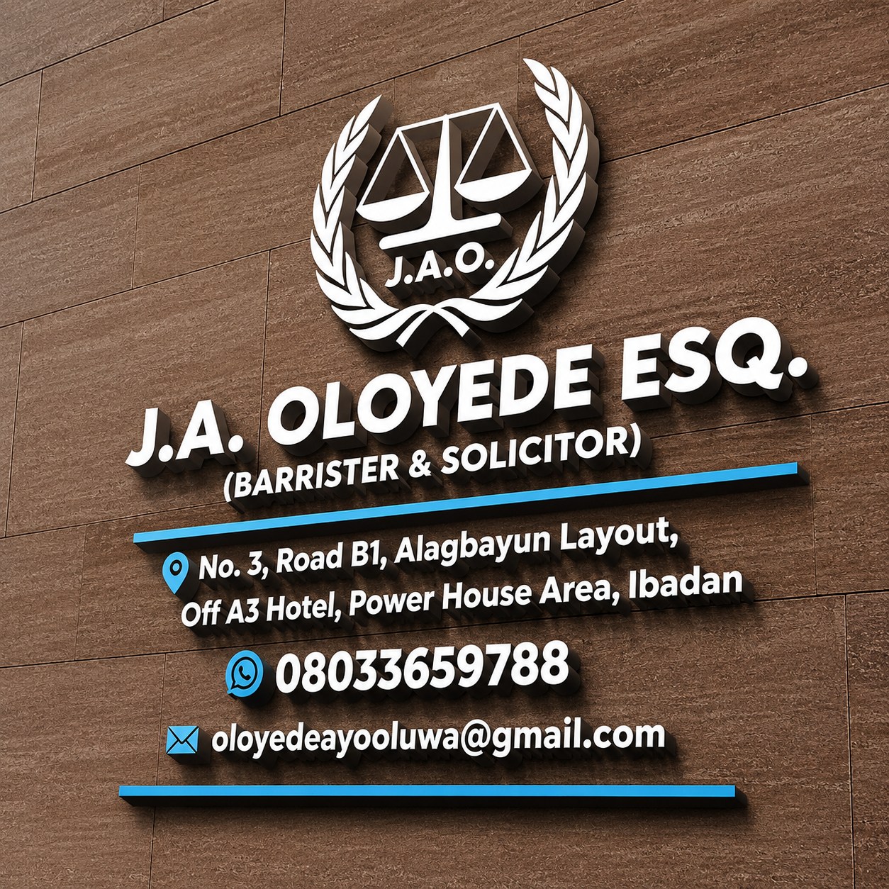 J.A. Oloyede & Co. office